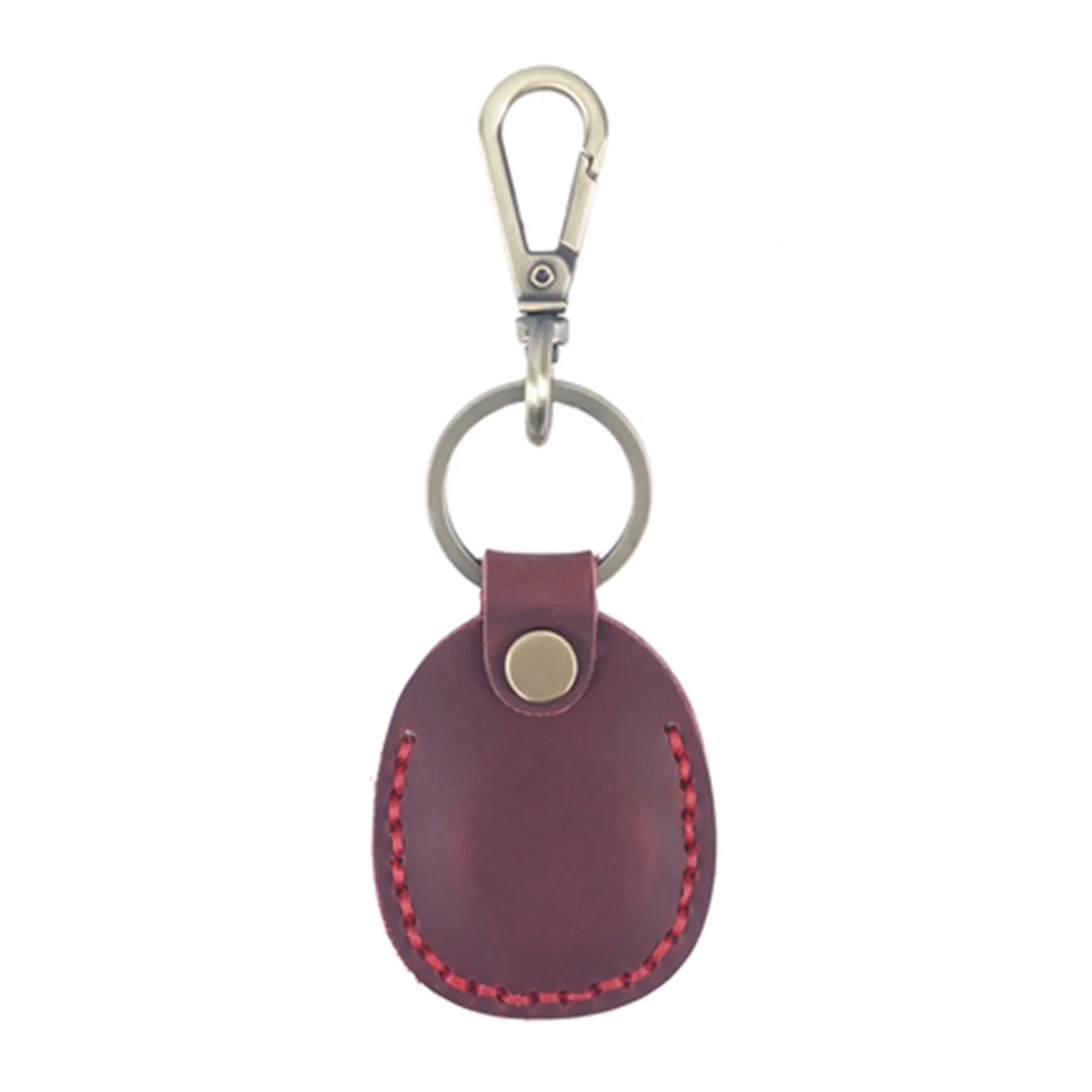 Personalisierter Echtleder-Schlüsselanhänger für AirTag – Vintage-Design mit individueller Lasergravur